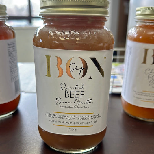 BON SIP - ROASTED BEEF BONE BROTH (750ml)