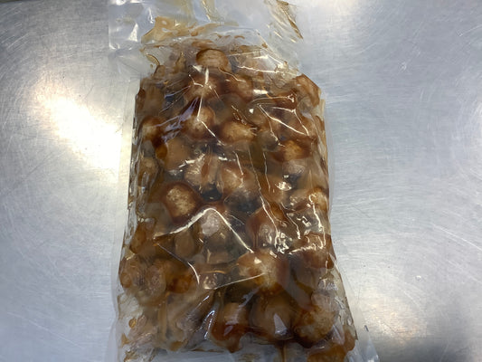 BEEF MEATBALLS FULLY COOKED -HONEY GARLIC FLAVOUR 2.5Lb bag