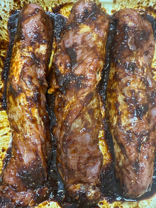 PORK TENDERLOIN MARINATED IN KOREAN SAUCE