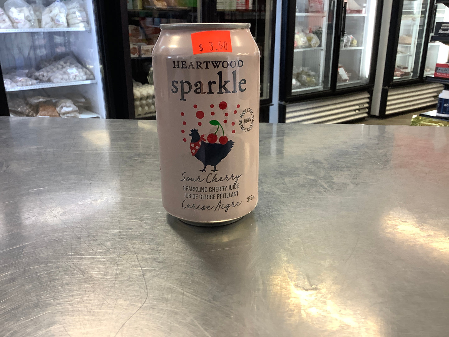 HEARTWOOD SPARKLE-SOUR CHERRY SPARKLING CHERRY JUICE