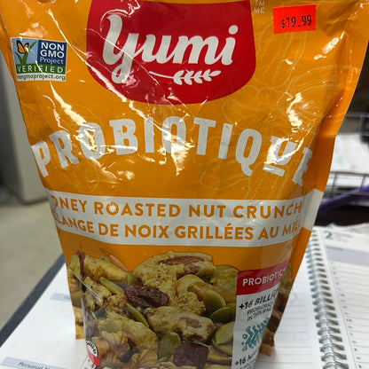 YUMI PROBIOTICS HONEY ROASTED NUT CRUNCH