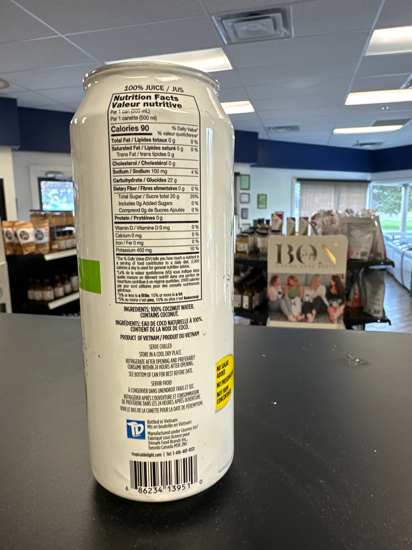 TROPICAL DELIGHT PURE COCONUT WATER
