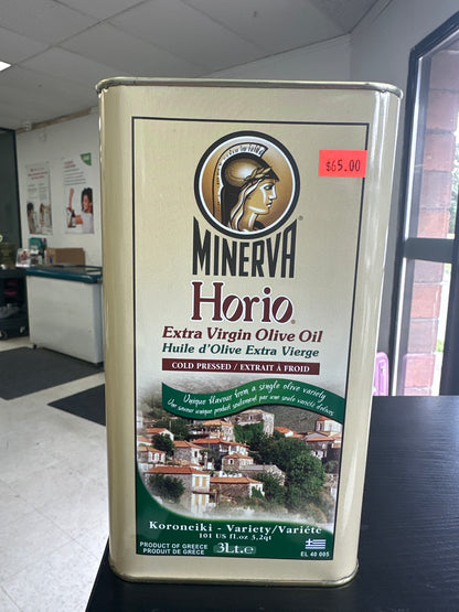 EXTRA VIRGIN OLIVE OIL - MINERVA HORIO - 3L TIN