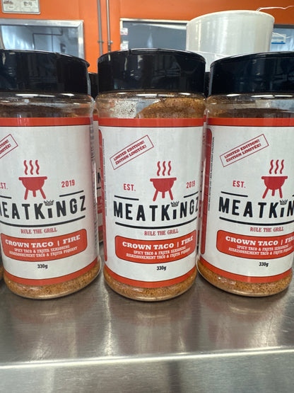 MEATKINGZ CROWN TACO FIRE SPICY TACO & FAJITA SEASONING