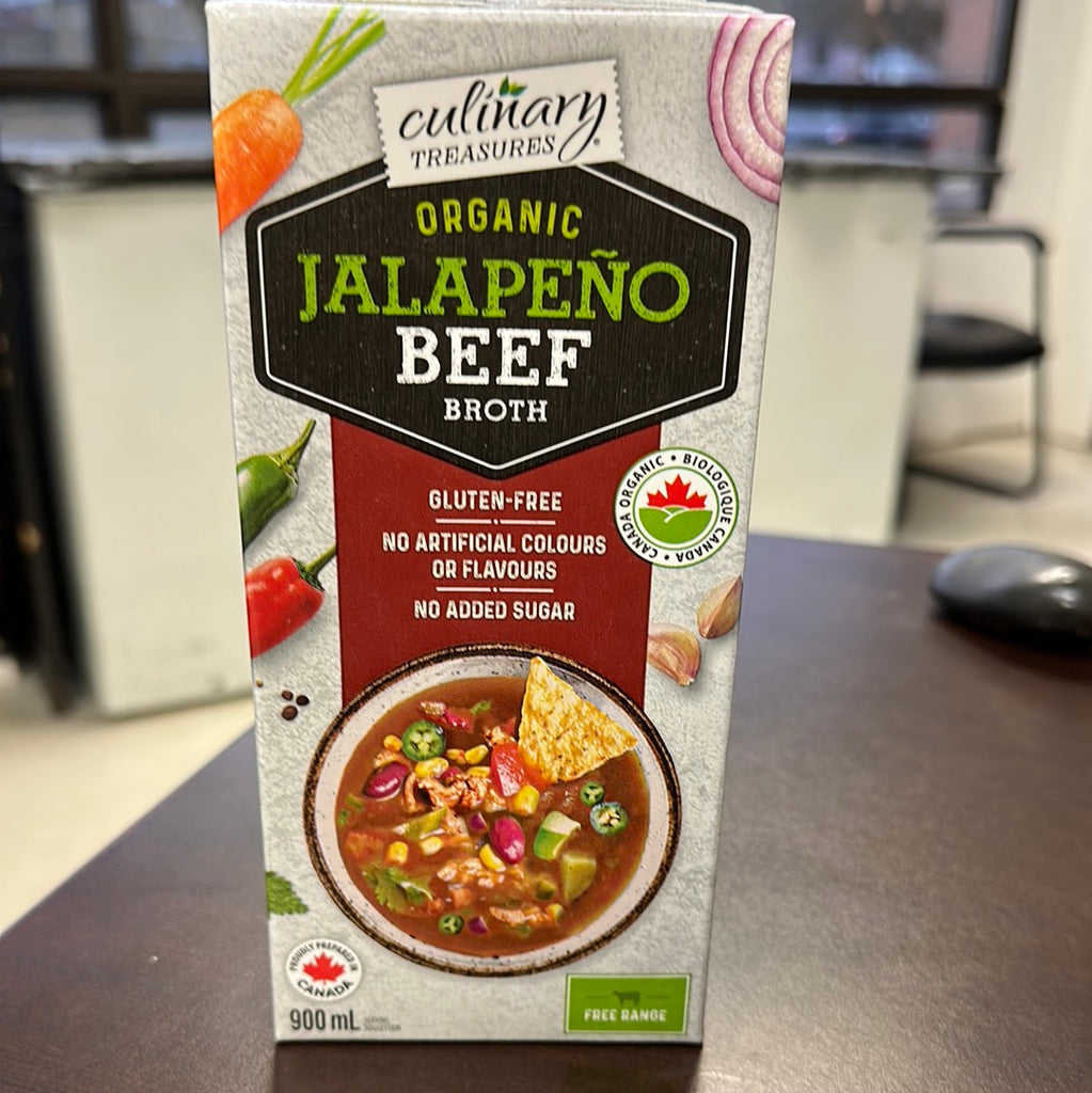 ORGANIC JALAPEÑO BEEF BROTH GLUTEN FREE
