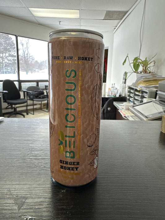 BELICIOUS-GINGER HONEY -HONEY INFUSED SPARKLING BEVERAGE