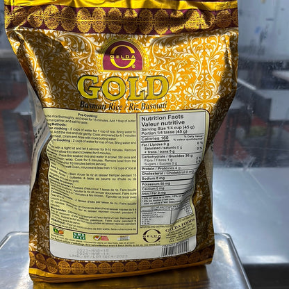 GOLD BASMATI RICE - 4.54kg(10lbs)