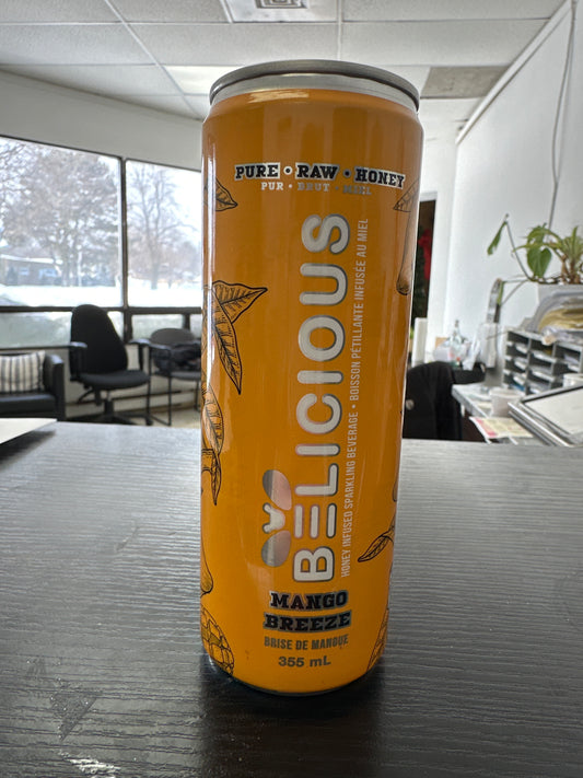 BELICIOUS-MANGO BREEZE HONEY INFUSED SPRAKLING BEVERAGE