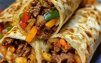 WRAP - BEEF TOP SIRLOIN - MEDITERRANEAN STIR FRY