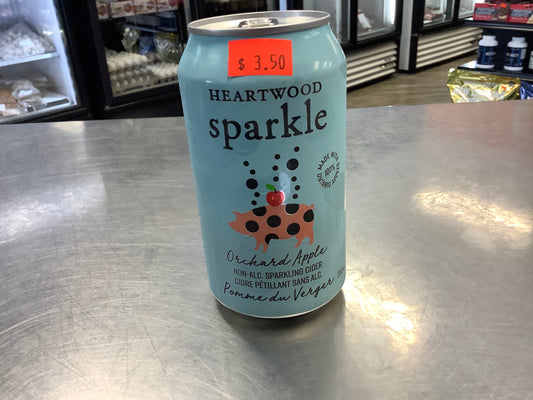 HEARTWOOD SPARKLE-ORCHARD APPLE No-ALC SPARKLING CIDER