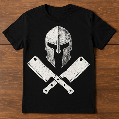 JW Foods “We Don’t Cut Corners We Cut Meat" Spartan Tee 🔥