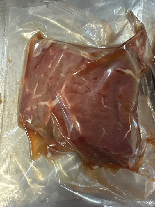 AAA SIRLOIN STEAK 4-5oz HONEY GARLIC MARINADE