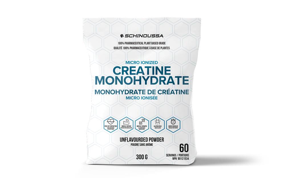 SCHINOUSSA - MICRO IONIZED CREATINE MONOHYDRATE - 300G