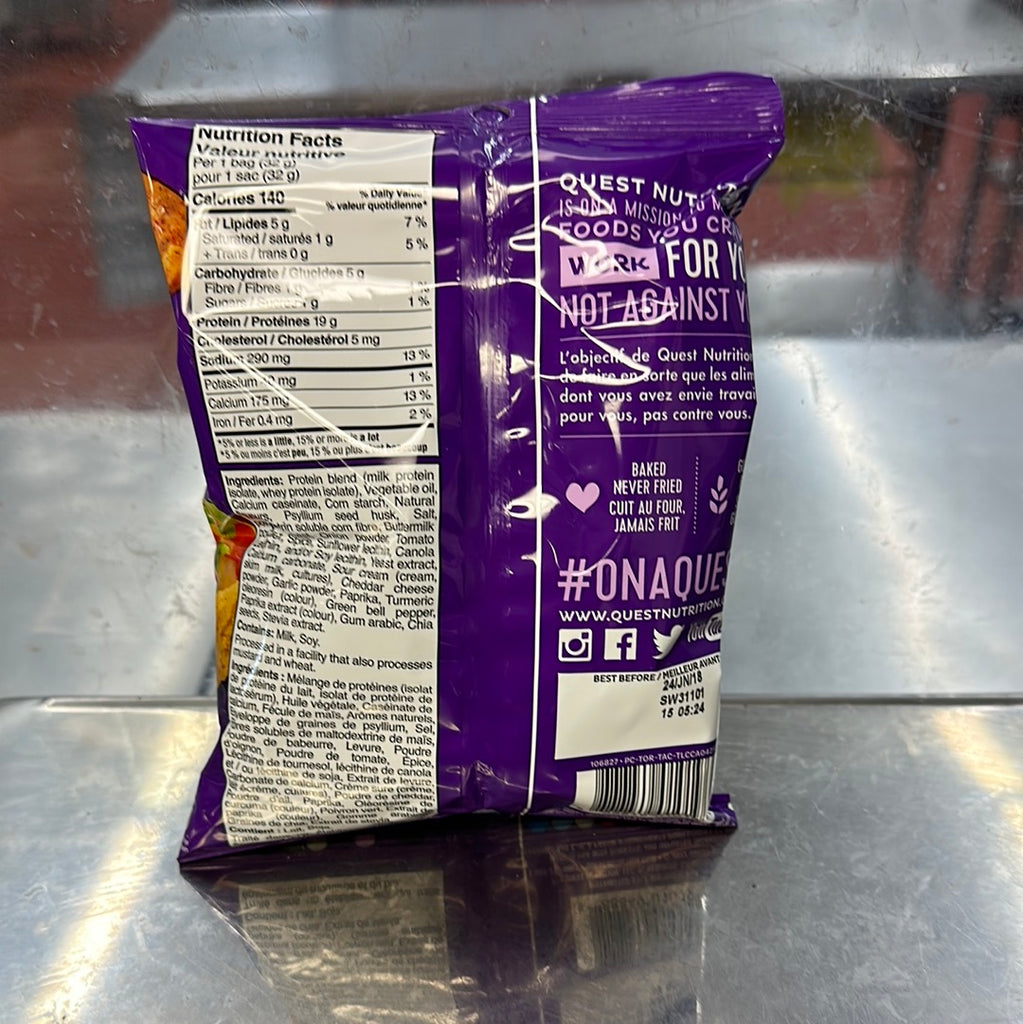QUEST TORTILLA STYLE PROTEIN CHIPS