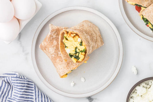BREAKFAST WRAP - EGG, SPINACH & FETA