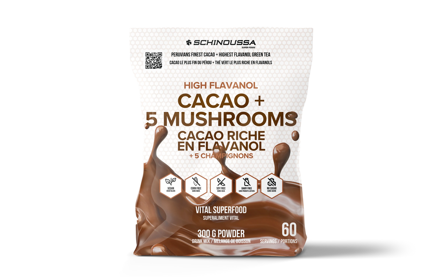 SCHINOUSSA - CACAO & 5 MUSCHROOMS - 300g