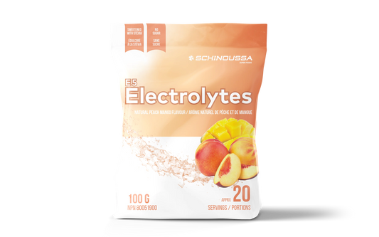 SCHINOUSSA - E5 ELECTROLYTES PEACH MANGO