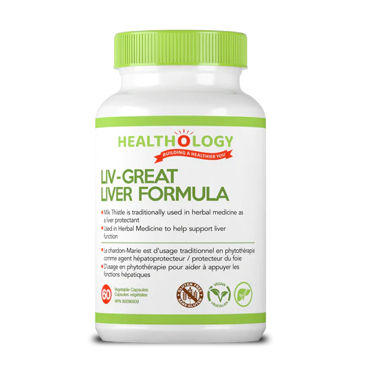 HEALTHOLOGY - LIV-GREAT LIVER FORMULA - 60 Veggie Caps