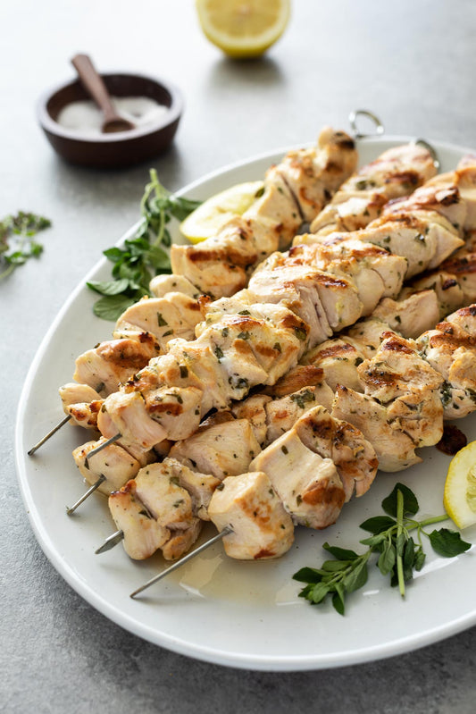 CHICKEN BREAST SOUVLAKI - NO SALT - 5KG CASE