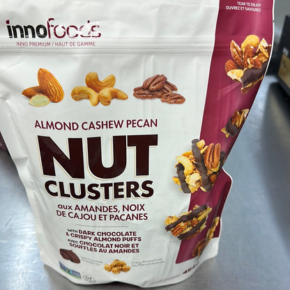 INNOFOODS ALMOND CASHEW PECAN NUT CLUSTERS