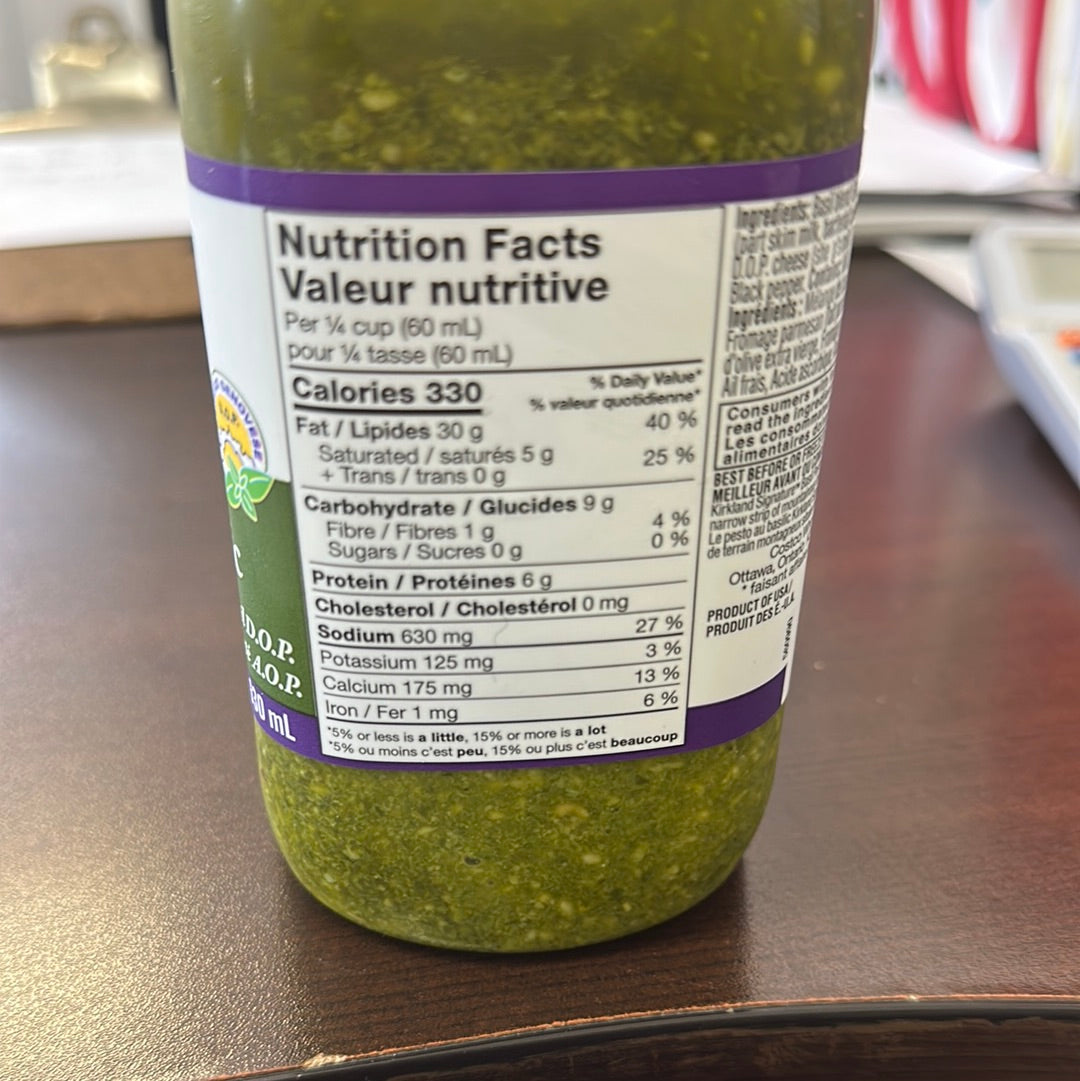 BASIL PESTO – J&W Meal Butler