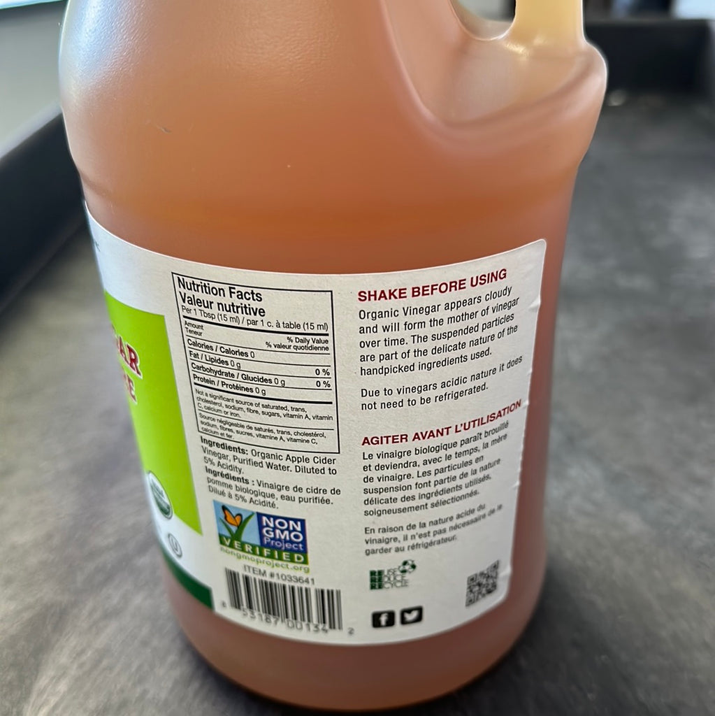 MOTHER EARTH APPLE CIDER VINEGAR