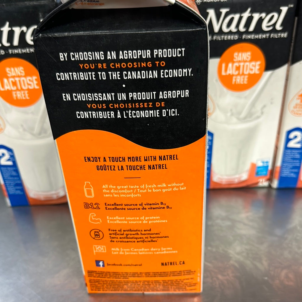 NATREL FINE FILTERED LACTOSE FREE MILK J&W Meal Butler