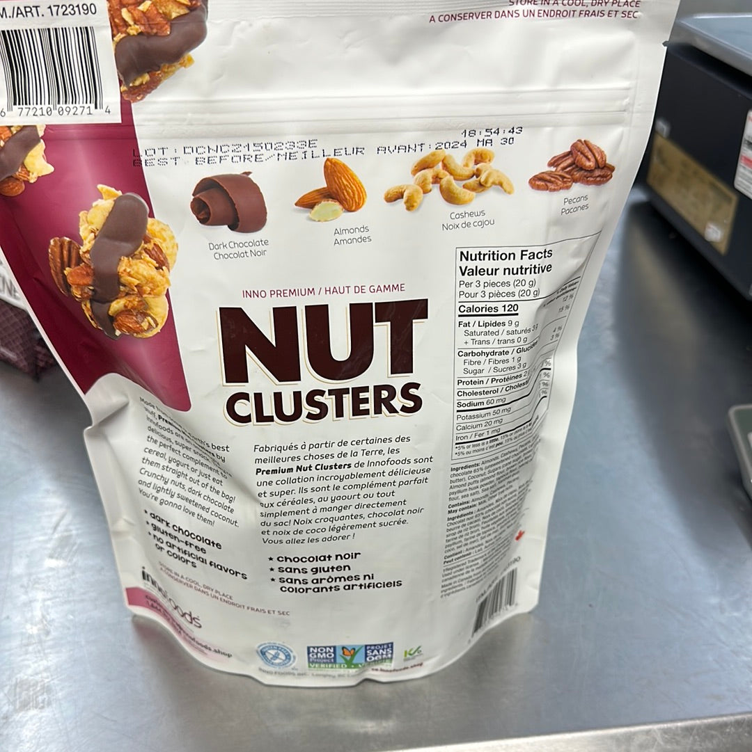 INNOFOODS ALMOND CASHEW PECAN NUT CLUSTERS J&W Meal Butler