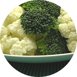 Broccoli & Cauliflower Mix - Cooked & Portioned