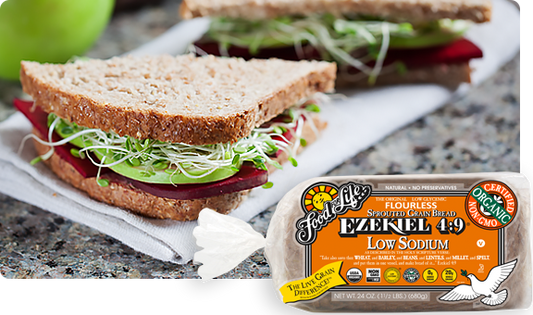 EZEKIEL 4:9® LOW SODIUM SPROUTED WHOLE GRAIN BREAD