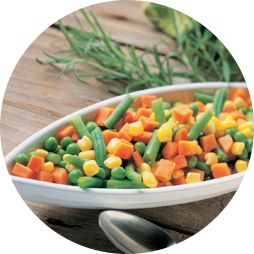 MIXED VEGGIES (PEAS,CARROTS, GREEN BEANS,CORN)