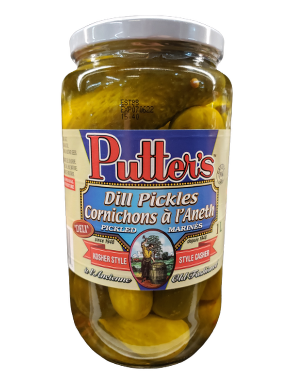 DILL PICKLES - PUTTER'S BRAND MONTREAL