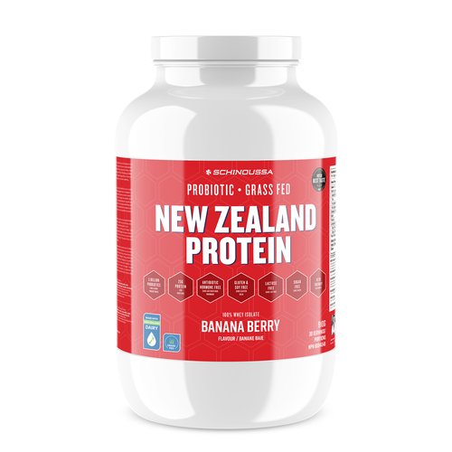 SCHINOUSSA - NEW ZEALAND WHEY PROTEIN 910g - Various Flavours