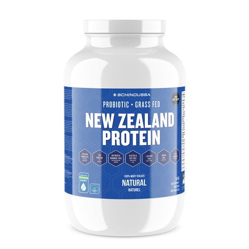 SCHINOUSSA - NEW ZEALAND WHEY PROTEIN 910g - Various Flavours