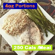 Pre-set Meal - Tilapia Fillet, Asparagus & Brown Rice