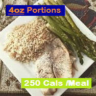 Pre-Set Meal - Tilapia Fillet, Asparagus & Brown Rice