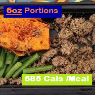 Pre-Set Meal - Beef Sirloin Ground, Green Beans  & Sweet Potato Chunks