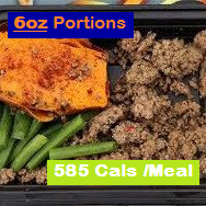 Pre-Set Meal - Beef Top Sirloin Ground, Green Beans  & Sweet Potato Chunks