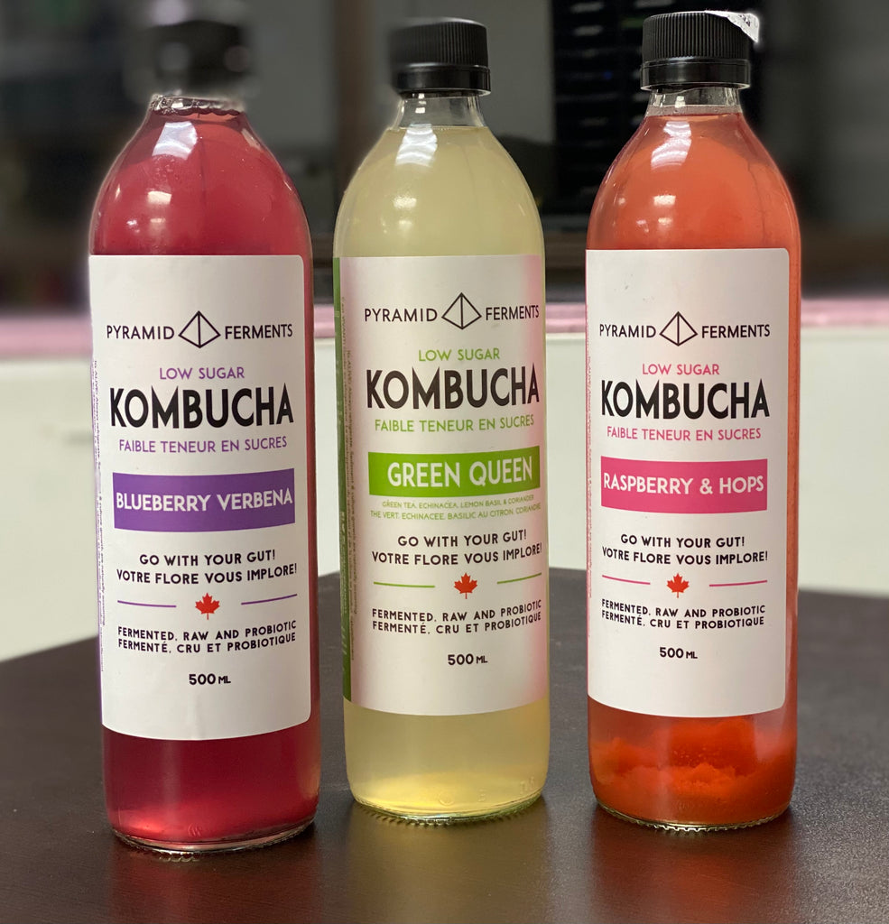 PYRAMID FERMENTS KOMBUCHA DRINKS