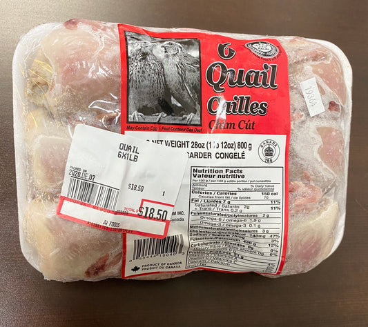 QUAIL CHIM CUT 6 PIECES