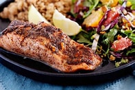 Salmon Fillet - Jerk Flavoured - Cooked & Portioned