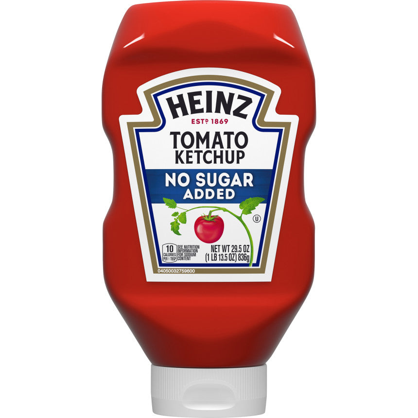 HEINZ TOMATO KETCHUP NO SUGAR ADDED 369G