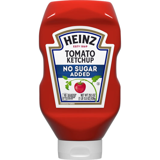 HEINZ NO SUGAR ADDED SUGAR 13OZ
