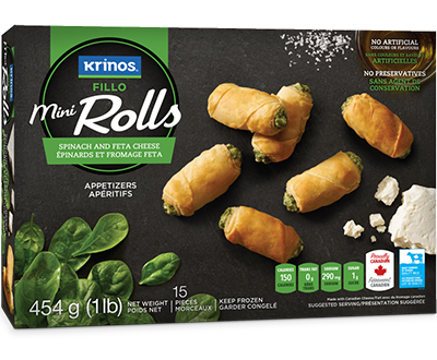 SPANAKOPITA - MINI FILO ROLLS (32PCS)