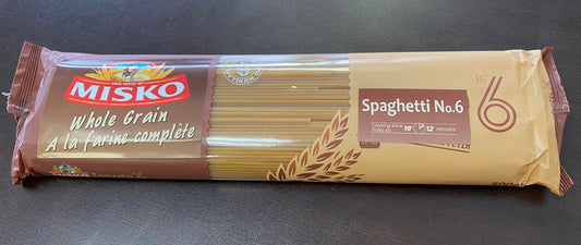 MISKO WHOLE WHEAT SPAGHETTI 500GR