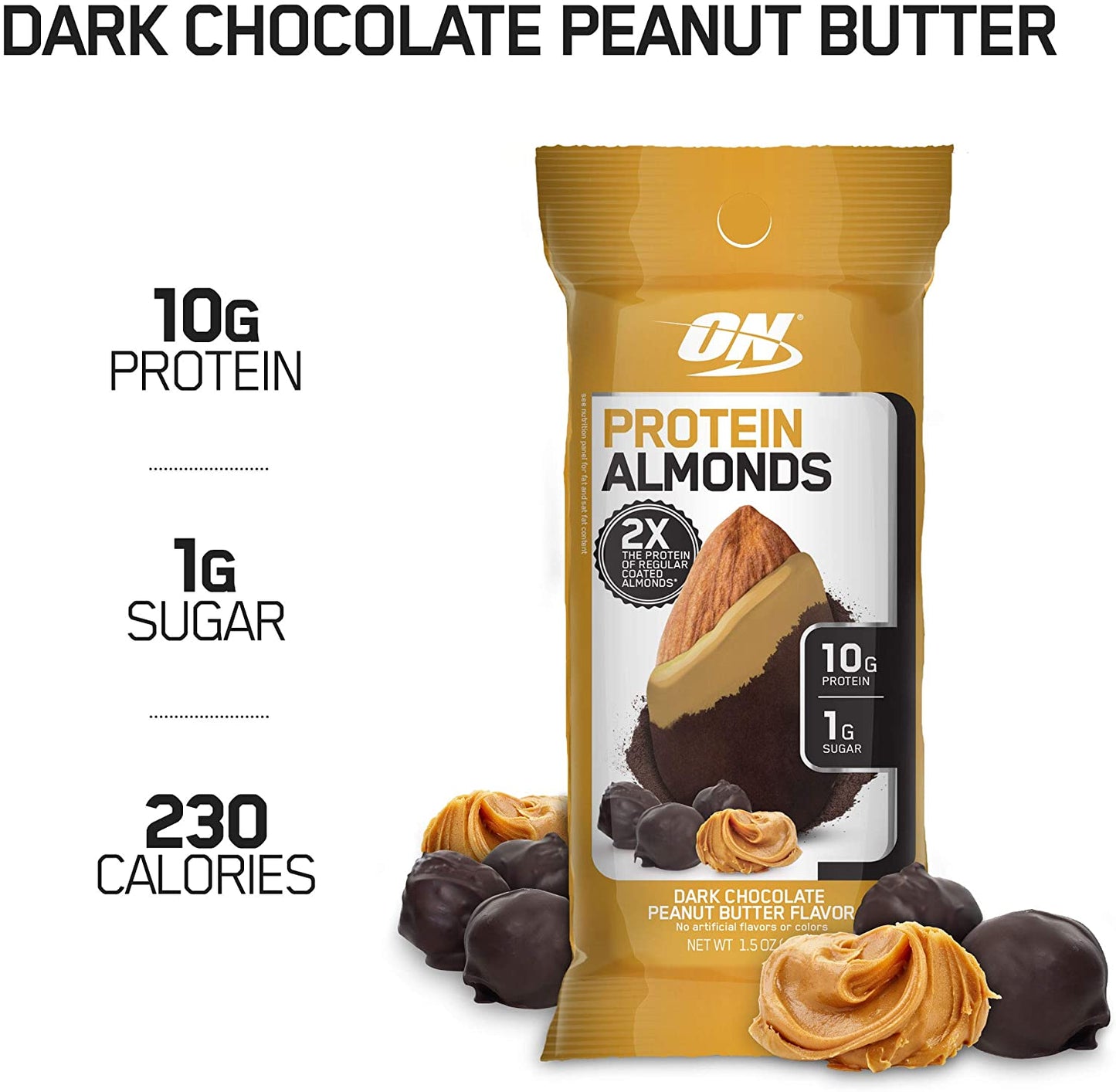 PROTEIN ALMONDS - Dark Chocolate Peanut Butter