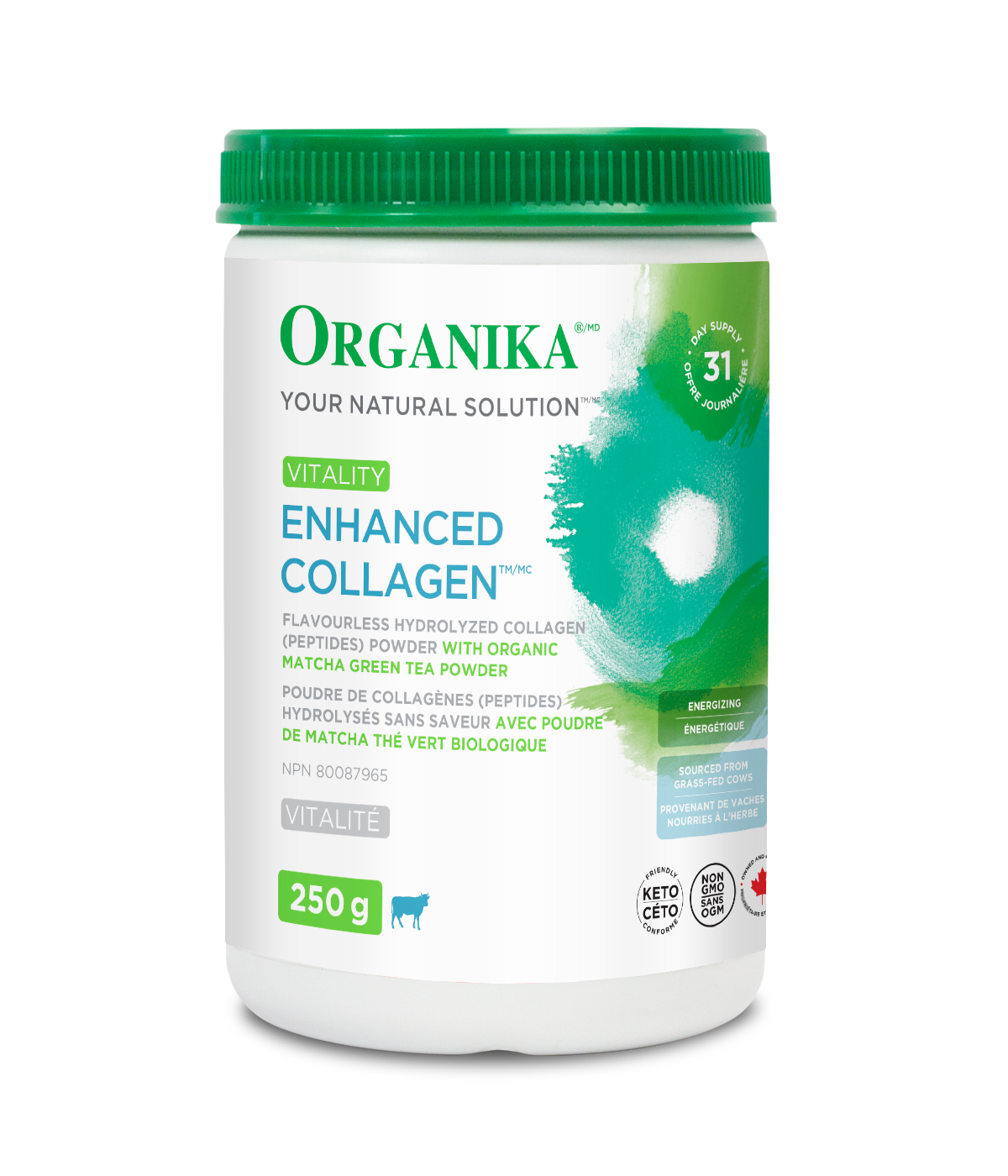 ENCHANCED COLLAGEN VITALITY - MATCHA - 250G