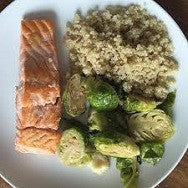 Pre-set Meal - Salmon Fillet, Brussel Sprouts & Quinoa