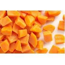 SWEET POTATO CHUNKS - CUBED & PEELED