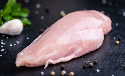 CASE of  PORTIONED CHICKEN BREASTS